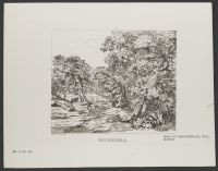 Wooded Landscape with Figures traveling on a Path