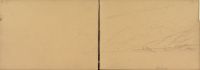 Lake, with mountain landscape (overlapping with 29 v) (recto)