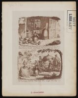 Two scenes from Cinderella, preparing for the Ball