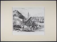 Demolition of the Great or Chapel-Pier of Old London Bridge