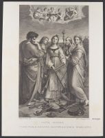 Santa Cecilia. Santi Paolo, Gioanni, Agostino, e Maria Maddalena [Saint Cecilia. Saints Paul, John, Augustine, and Mary Magdalene]