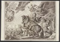 Battle scene with horses (depicting William Cavendish Duke of Newcastle?)