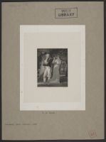 A woman removing her mask for a gentleman in a woodland setting
