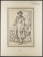 Man standing with tools, from "Rustic Figures after Nature"