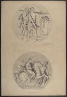 Chiron teaching archery to Hercules - Herculis Labores