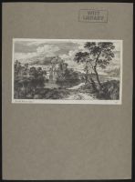 Landscape with trees and a view over water
