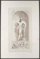 Mythological sculptures and friezes