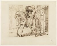 Geraint and Enid - illustration to Tennyson's 'Idylls of the King'