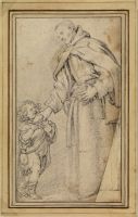 San Diego of Alcalá giving bread to a poor child