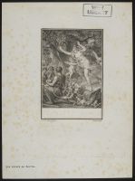 The death of Adonis, with Aphrodite rushing towards him