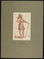 Figure of a warrior in antique armour