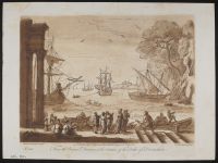 Coast Scene with the Embarkation of St Paula