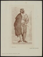 A 'compagno della calza', a standing young man, after a Titian fresco on the Fondaco de' Tedeschi.