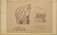Page in an album (recto blank)