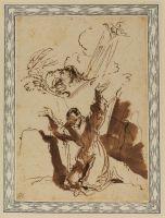 Saint Francis receiving the stigmata