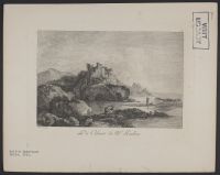 Ruins of an old, fortified castle