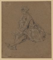Man seated on the ground
