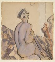 Figure in profile
