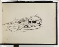 Fishing boat viewed from the stern
