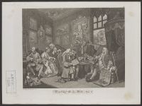 Marriage A-la-Mode, Plate 1, The Marriage Settlement
