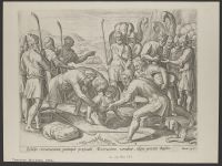 Joseph's brothers pull him from the cistern and give him to the  Midianites, who sell him to the Ishmaelites