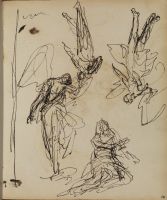 Page of a sketchbook (recto)
