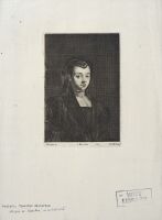 Portrait of a woman, half-length