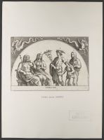 Plate 8 of ‘Le pitture antiche del sepolcro de Nasonii nella via Flaminia’: Plutone, e Proserpina con con Mercurio Infero, che conduce un'Anima