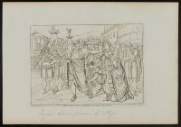 Marcus Atilius Regulus leaves for Carthage, bidding farewell to his family