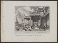 Neapolitan palace and ships (?)