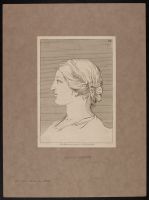 Study of a woman in profile