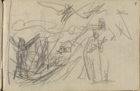 Page of a sketchbook (recto)