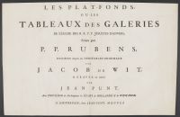 Title-page for Tableaux des Galeries
