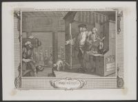 Industry and Idleness, Plate 4, The Industrious 'Prentice a Favourite, and entrusted by his Master
