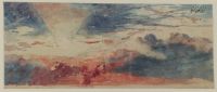 Study of clouds with low sun (recto)