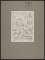 G.1990.WL.8612.22 L'Empereur Theodose recoit son pardon de Saint Ambroise, Archeveque de Milan