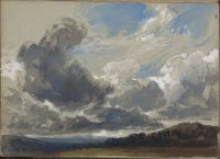 Study of sky and hilly landscape