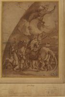 Apollo's chariot and Diana - from the decoration of Sala di Troia, Ducal Palace, Mantua