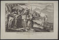 Moyses Nili aquis expositus servatur a Regis Pharaonis filia (Moses, discovered and suckling a lady)