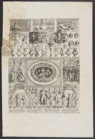 Plate 27, Catalogue of paintings in the Imperial Picture Gallery,  including Hercules, plato Apollo and Leda.