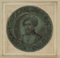 Roundel with a portrait of Ferrante Orsino, Duke of Gravina