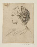 Female figure in Profile, facing left