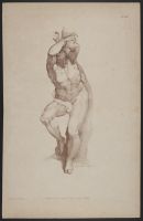 Figure in the Last Judgement of Michaelangelo, converted into a  Marsyas.
