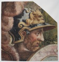 Head of a warrior (fragment of a tapestry cartoon)