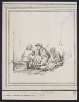 A boy telling a story