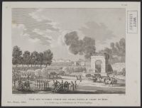 Fe^te des victoires, combat des jeunes e´le`ves au Champ de Mars...