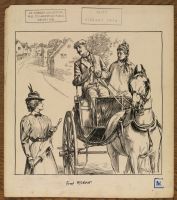 Illustration to 'The Entrance of Tobias' - 'Miss Wallace, can you  get up without help?'