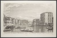 Prospectus ad Aedibus Bemborum usque ad Grimanos Calergios nunc Vendramenos (View from the Palazzo Bembo towards the Palazzo Vendramin)