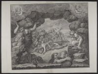 Copy of one of the frescoes in the Sala dei Giganti, Palazzo Te,  Mantua