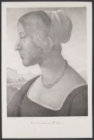 Portrait of a lady in profile